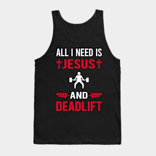 I Need Jesus And Deadlift Tank Top